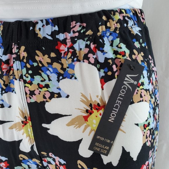 Printed Brushed Leggings - Flower Burst - Picture 5 of 8